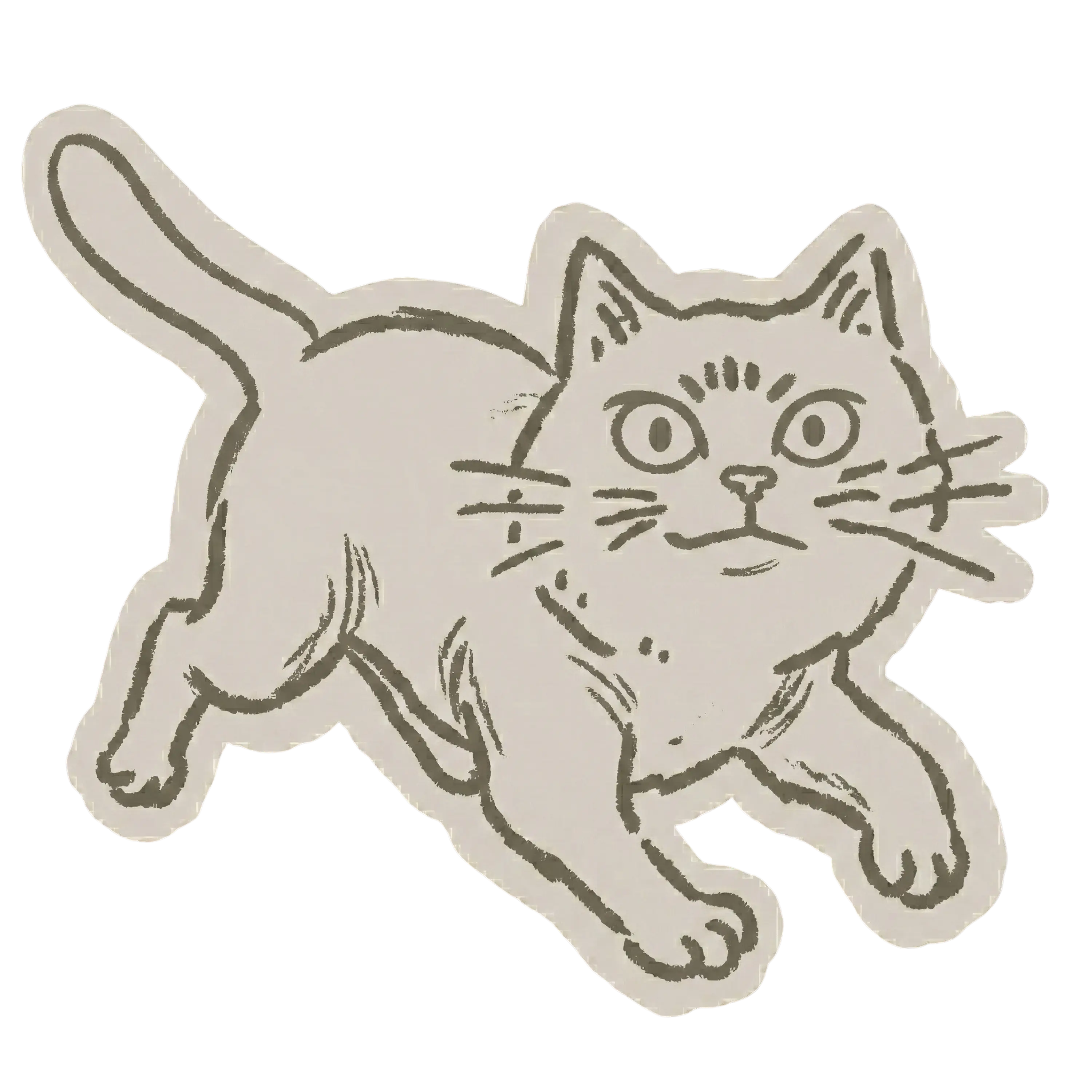 Gato correndo representando velocidade de entrega